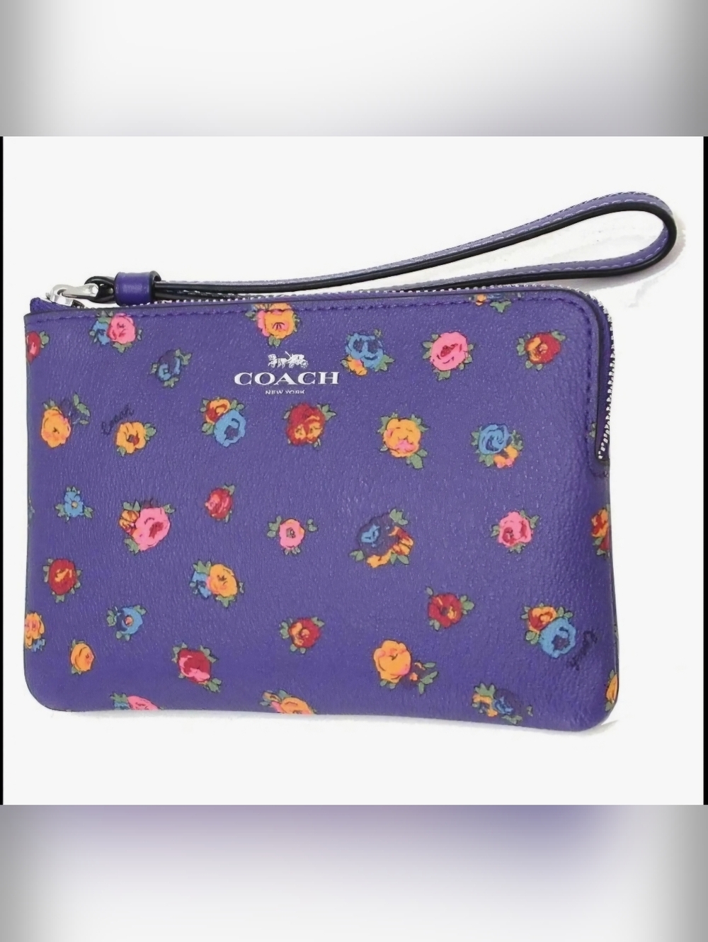 Coach Purple Leather Satchel with Shoulder Strap - Picture 2 of 8